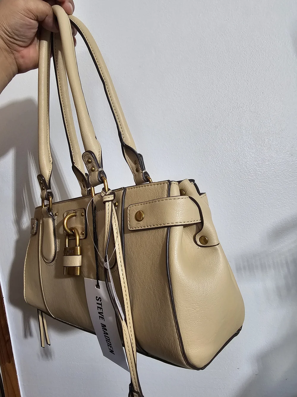 Steve Madden  satchel shoulder bag beige